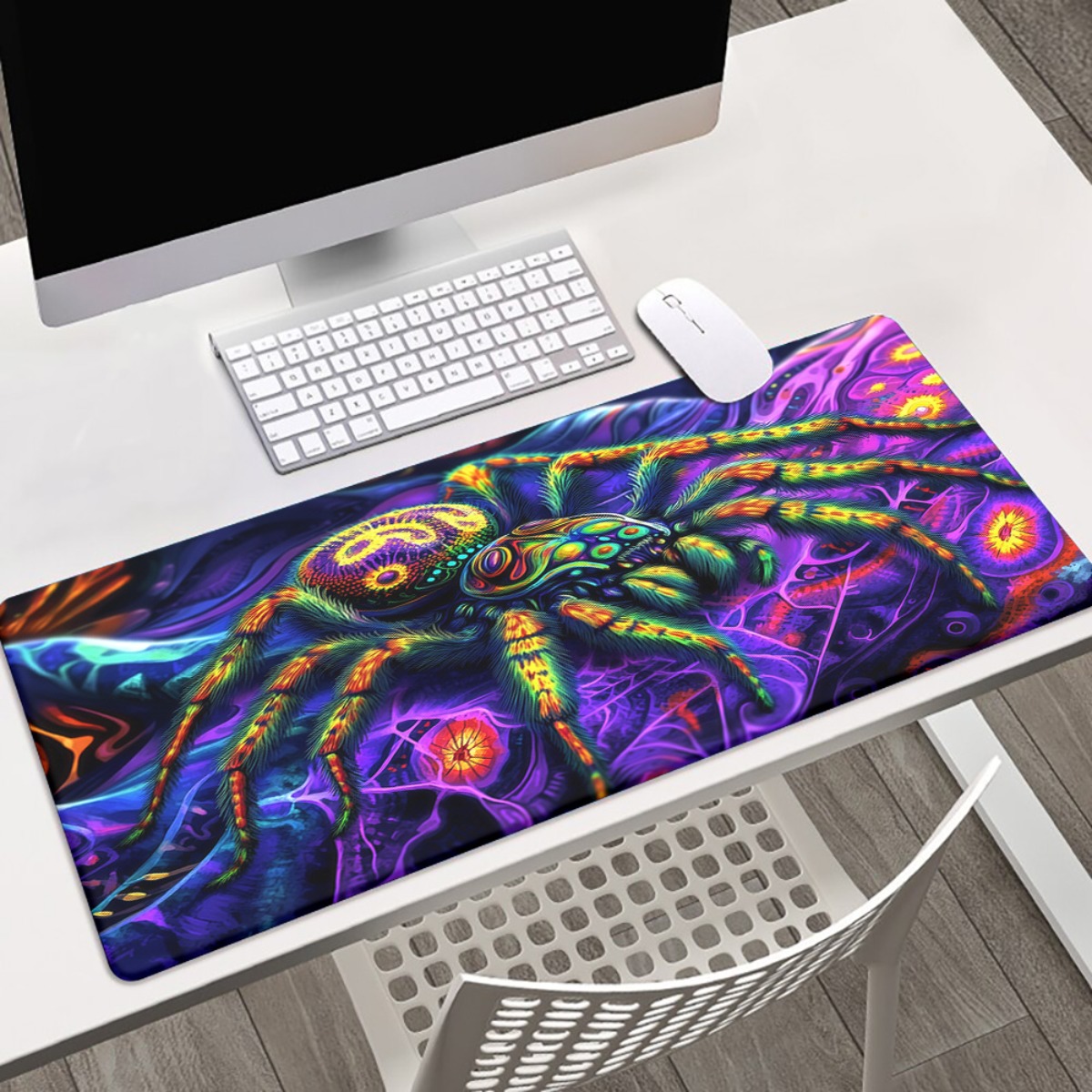 Gaming Keyboard Brand - Brand Vibrant Spider Muismat Gaming Toetsenbordmat
