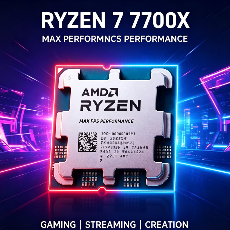 Amd Cpu Ryzen 7 - AMD Ryzen 7 7700X Multi-Task CPU