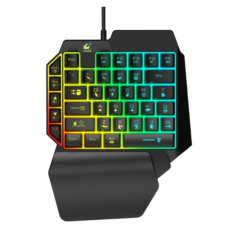 Gaming Keyboard Ebay - K15 toetsenbord met één hand Gun