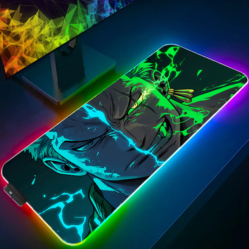 Gaming Keyboard Tactile - EEN STUK Zoro Muismat RGB Gaming