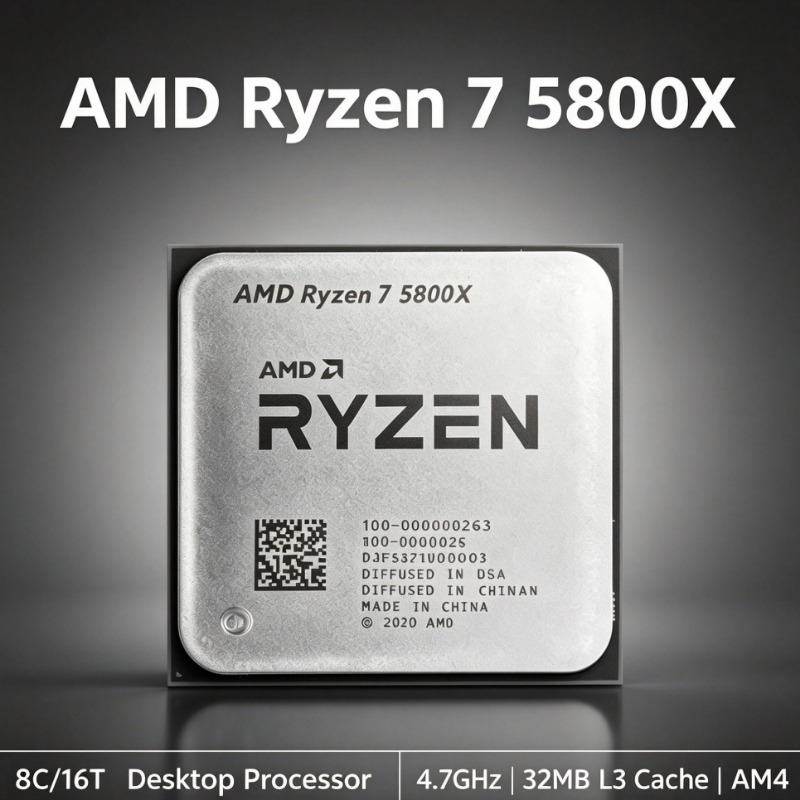 Amd Cpu Ryzen 7 - AMD Ryzen 7 5800X voor AM4-serie