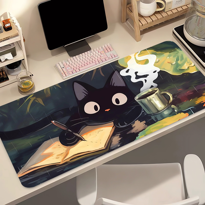 Gaming Keyboard Tactile - Kawaii Zwarte Kat Siliconen Zachte Gaming