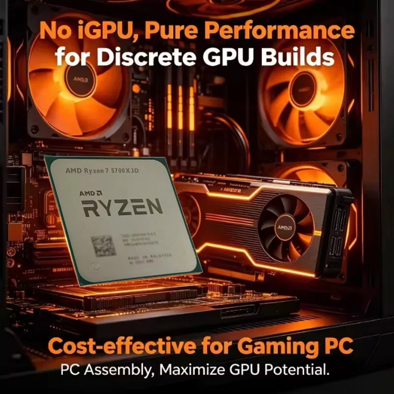Amd Cpu Ryzen 7 - AMD Ryzen 7 5700X3D Bulk CPU