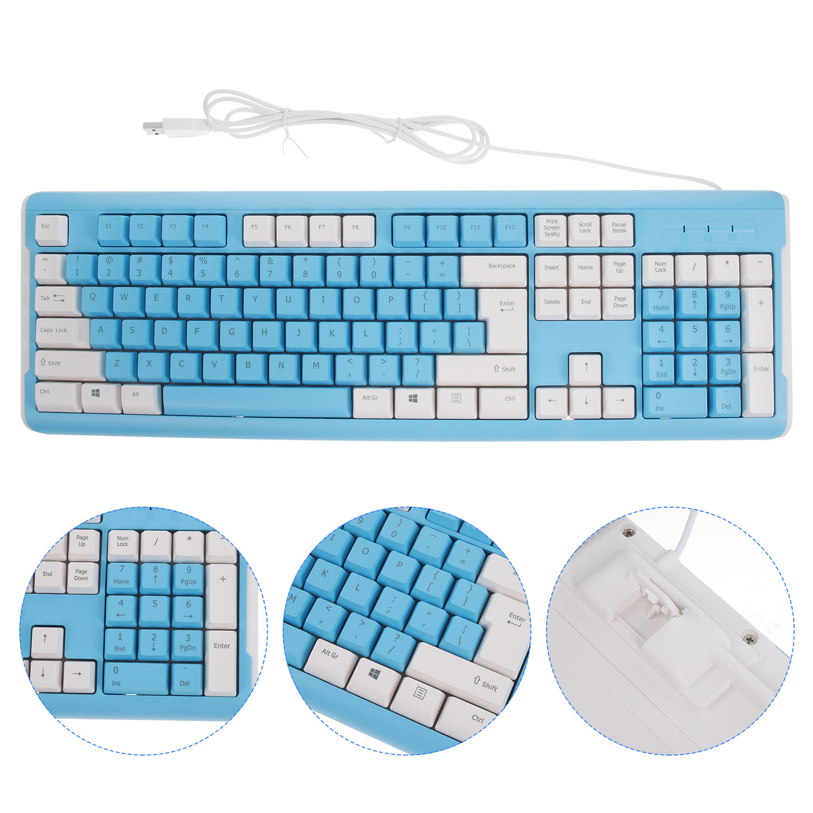 Gaming Keyboard Number Pad - USB Bedraad Gaming Toetsenbord ABS Hoge