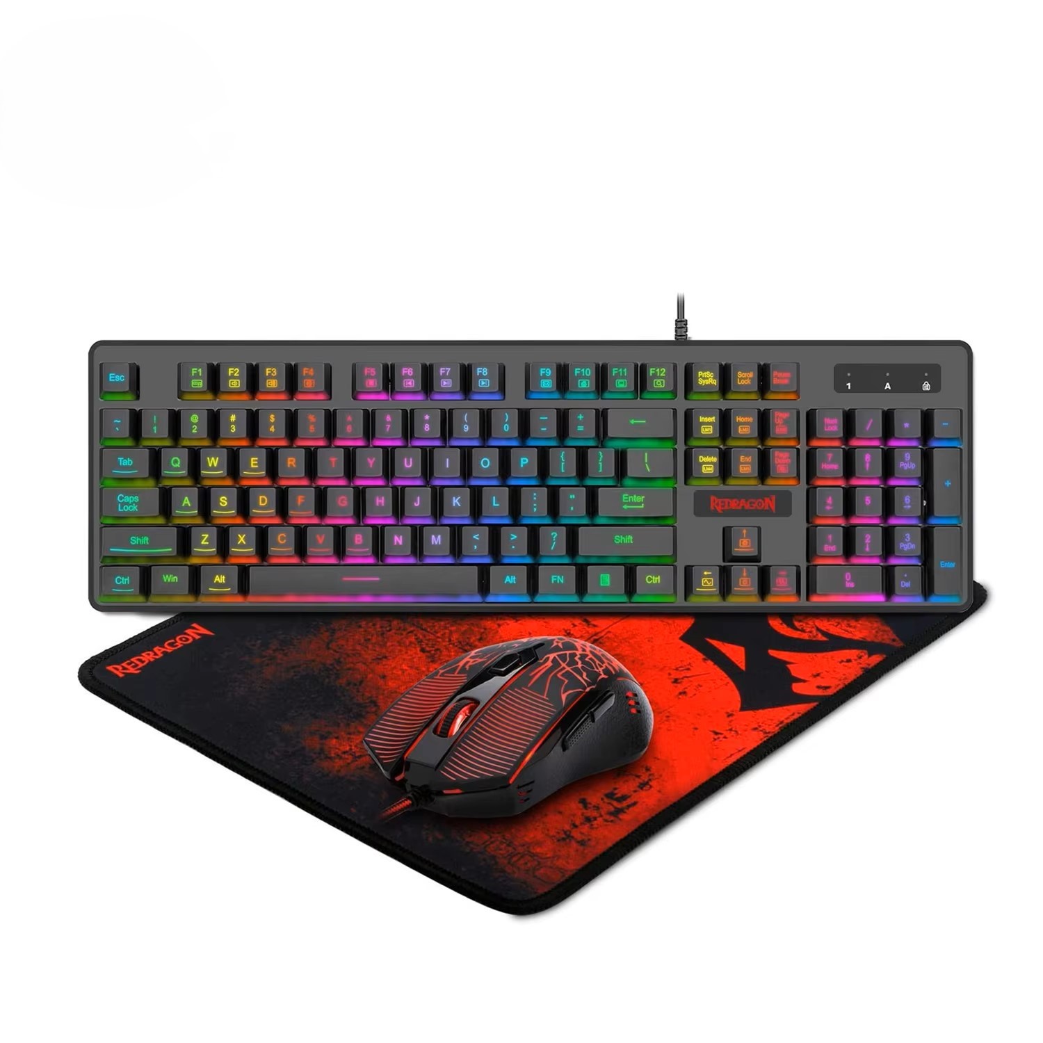 Gaming Keyboard Mouse Combo - Redragon S107 RGB gaming-toetsenbord en muiscombo