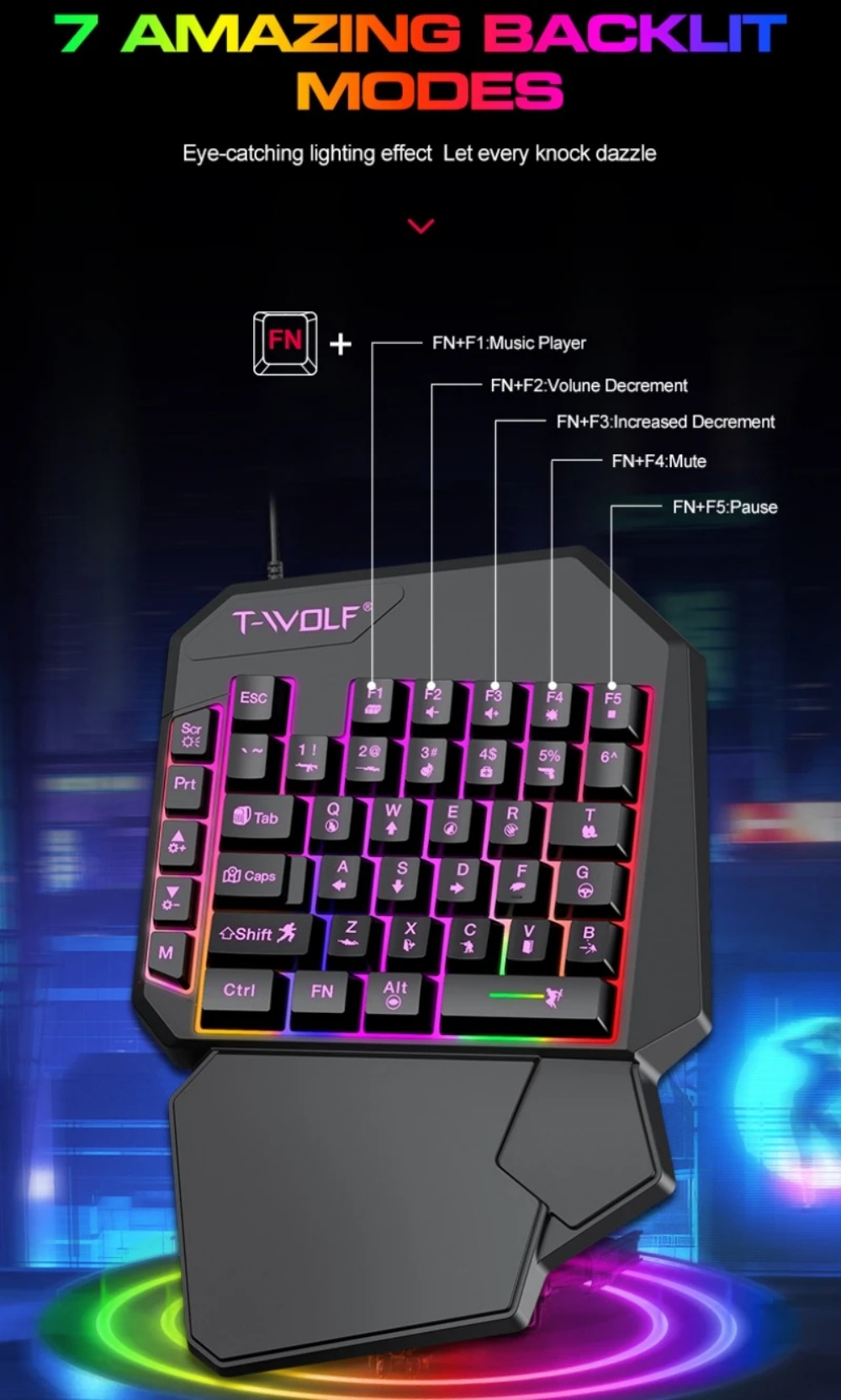5-in-1 RGB Gaming Keyboard Mou - Gaming Keyboard And Mouse For Xbox recensie en prijs