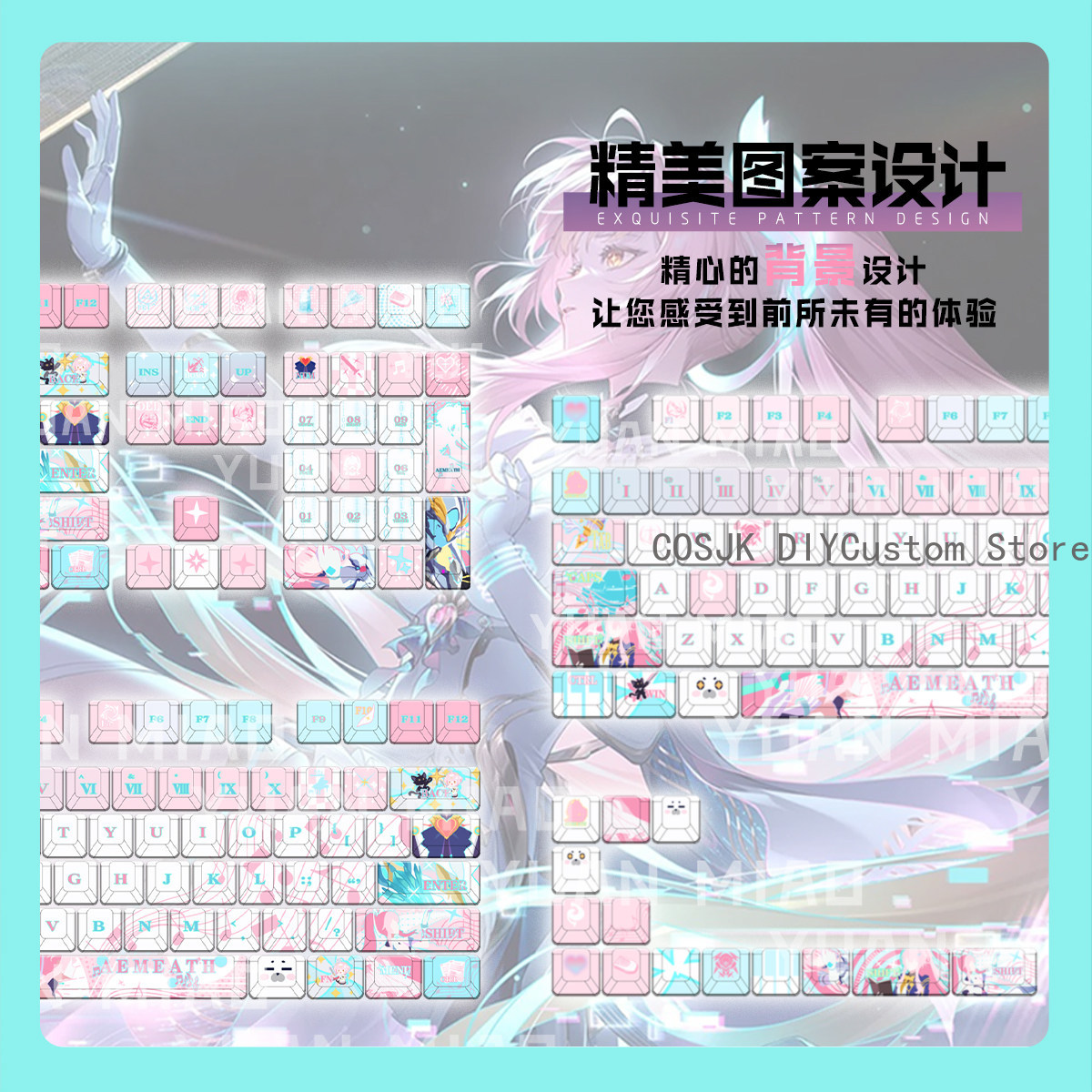 122 Toetsen Anime Wuthering Wa - Gaming Keyboard Top recensie en prijs