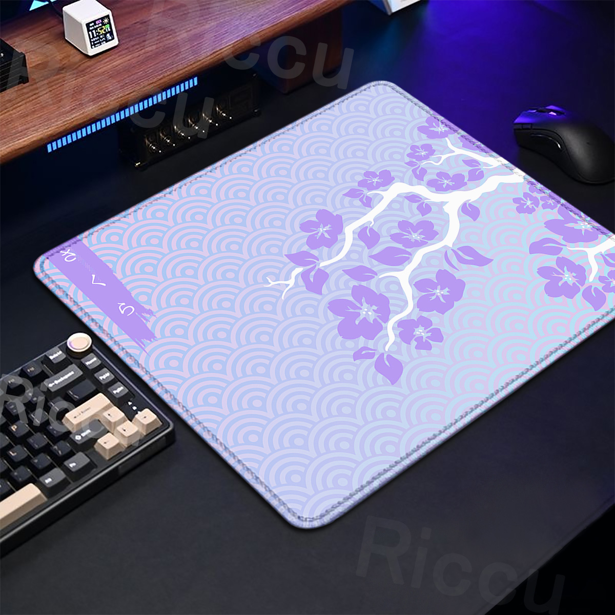 Paarse Sakura Tafelpad Gaming  - Gaming Keyboard Brand recensie en prijs