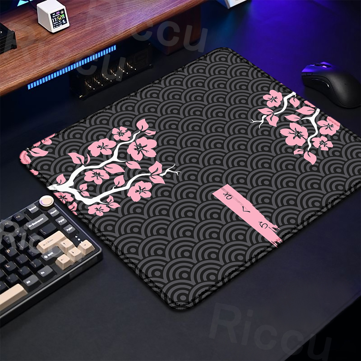 Paarse Sakura Tafelpad Gaming  - Gaming Keyboard Brand recensie en prijs