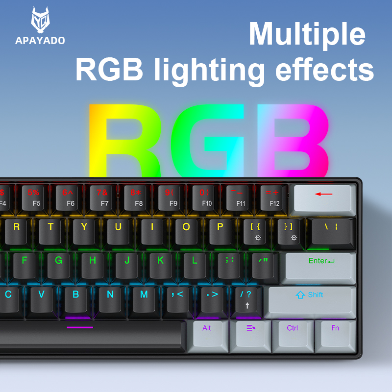 APAYADO K61 Mini mechanisch to - Gaming Keyboard And Mouse Set recensie en prijs