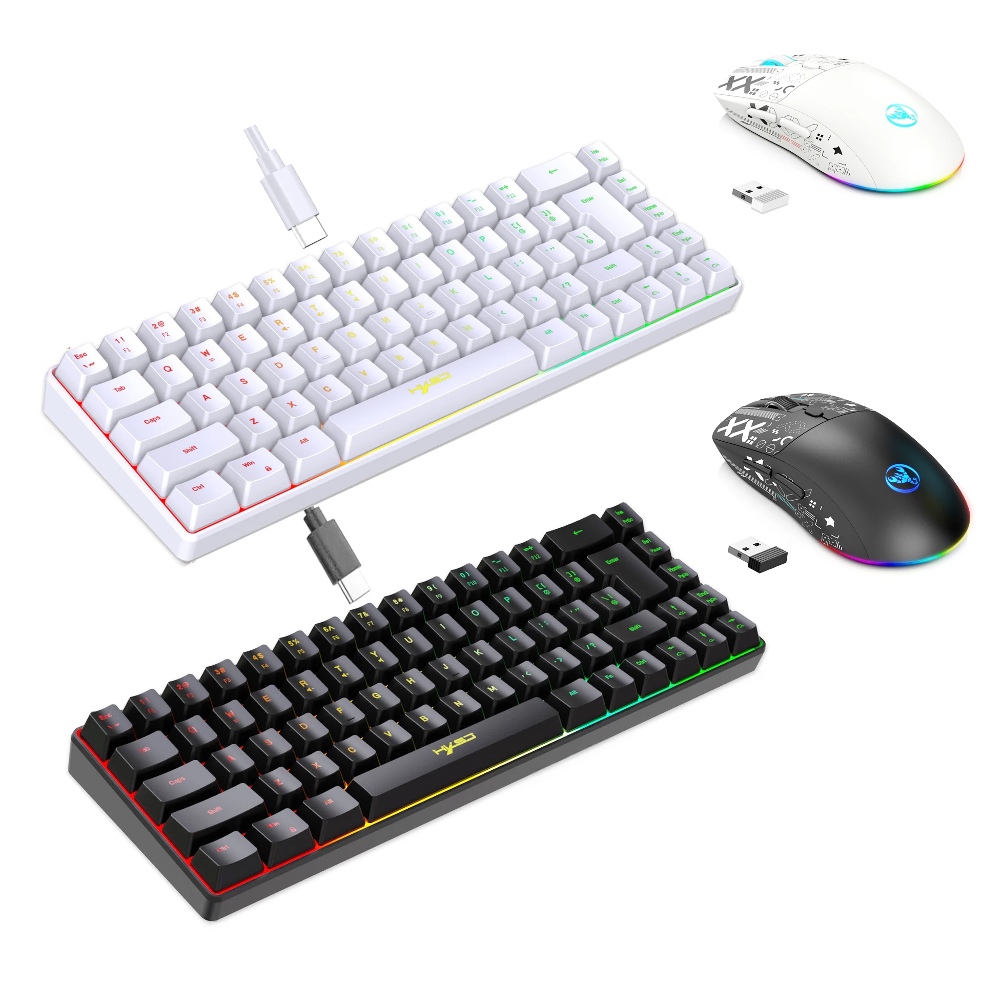 Toetsenbord- en muiscombo met  - Gaming Keyboard And Mouse Set recensie en prijs