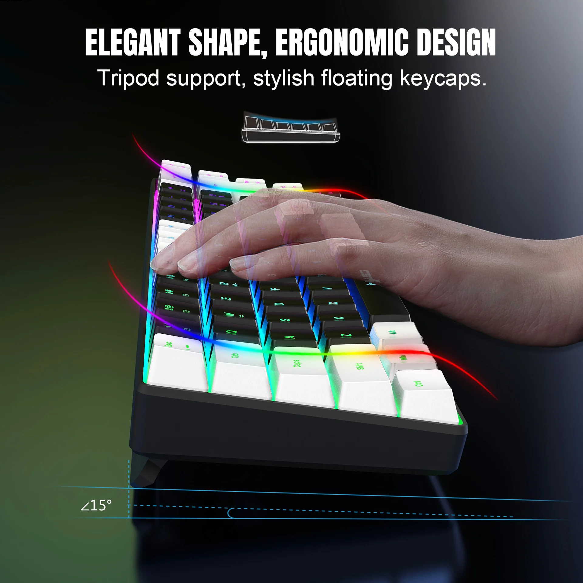 Toetsenbord- en muiscombo met  - Gaming Keyboard And Mouse Set recensie en prijs