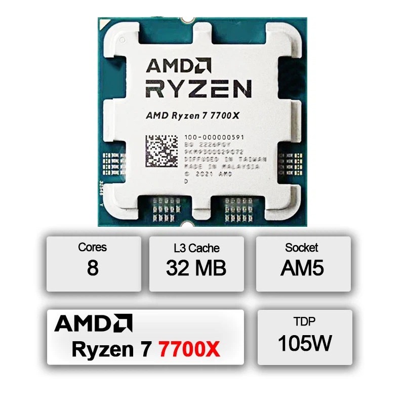 AMD Ryzen 7 7700X Multi-Task C - Amd Cpu Ryzen 7 recensie en prijs