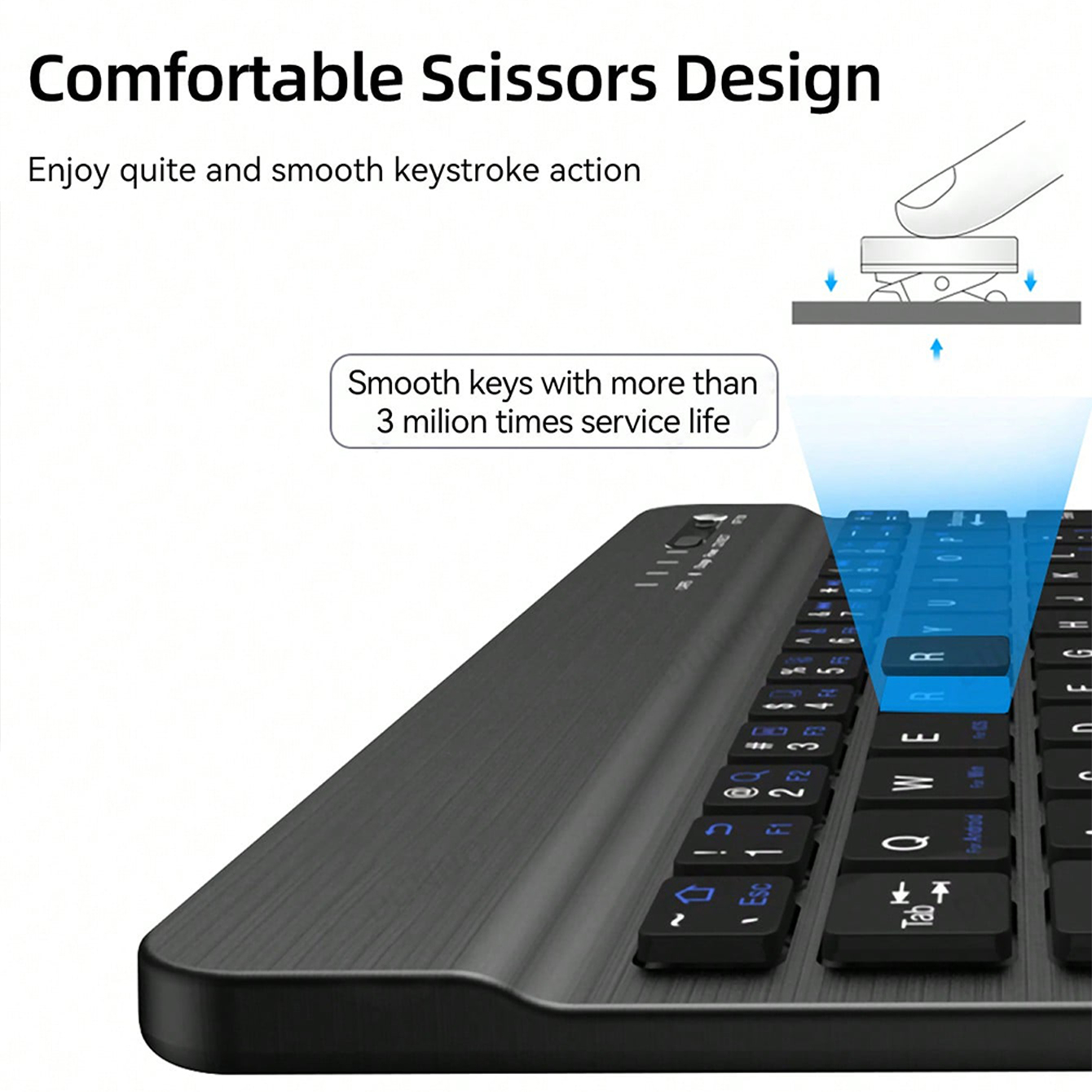 Meertalig toetsenbord voor tab - Gaming Keyboard Mouse Wireless recensie en prijs