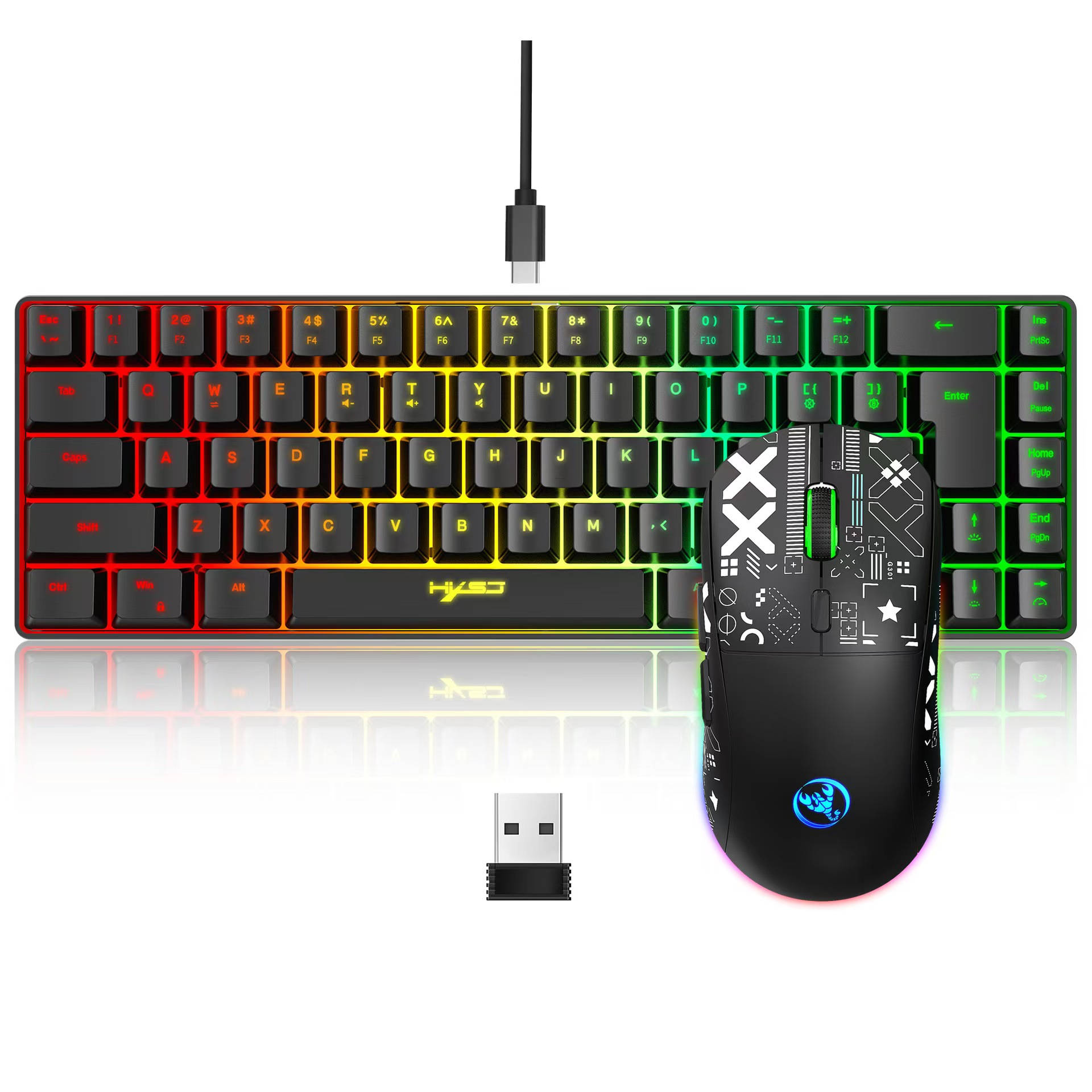 60% gaming Toetsenbord en muis - Gaming Keyboard And Mouse For Xbox recensie en prijs