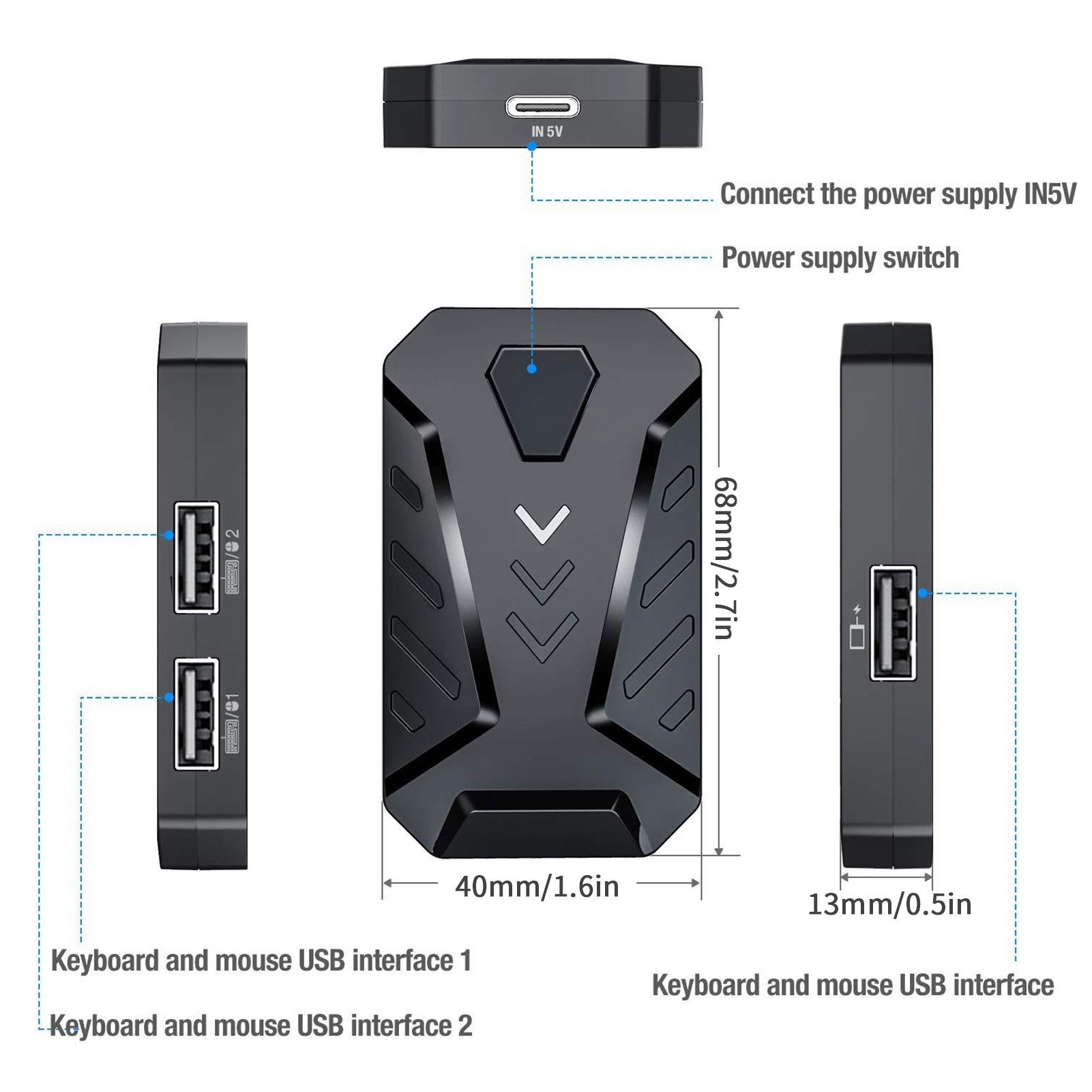 Gamingtoetsenbord Muisconverte - Gaming Keyboard Mobile recensie en prijs