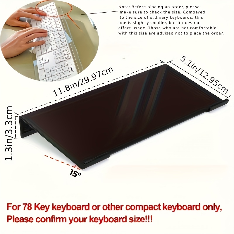 Acryl toetsenbordstandaard, tr - Gaming Keyboard Brand recensie en prijs