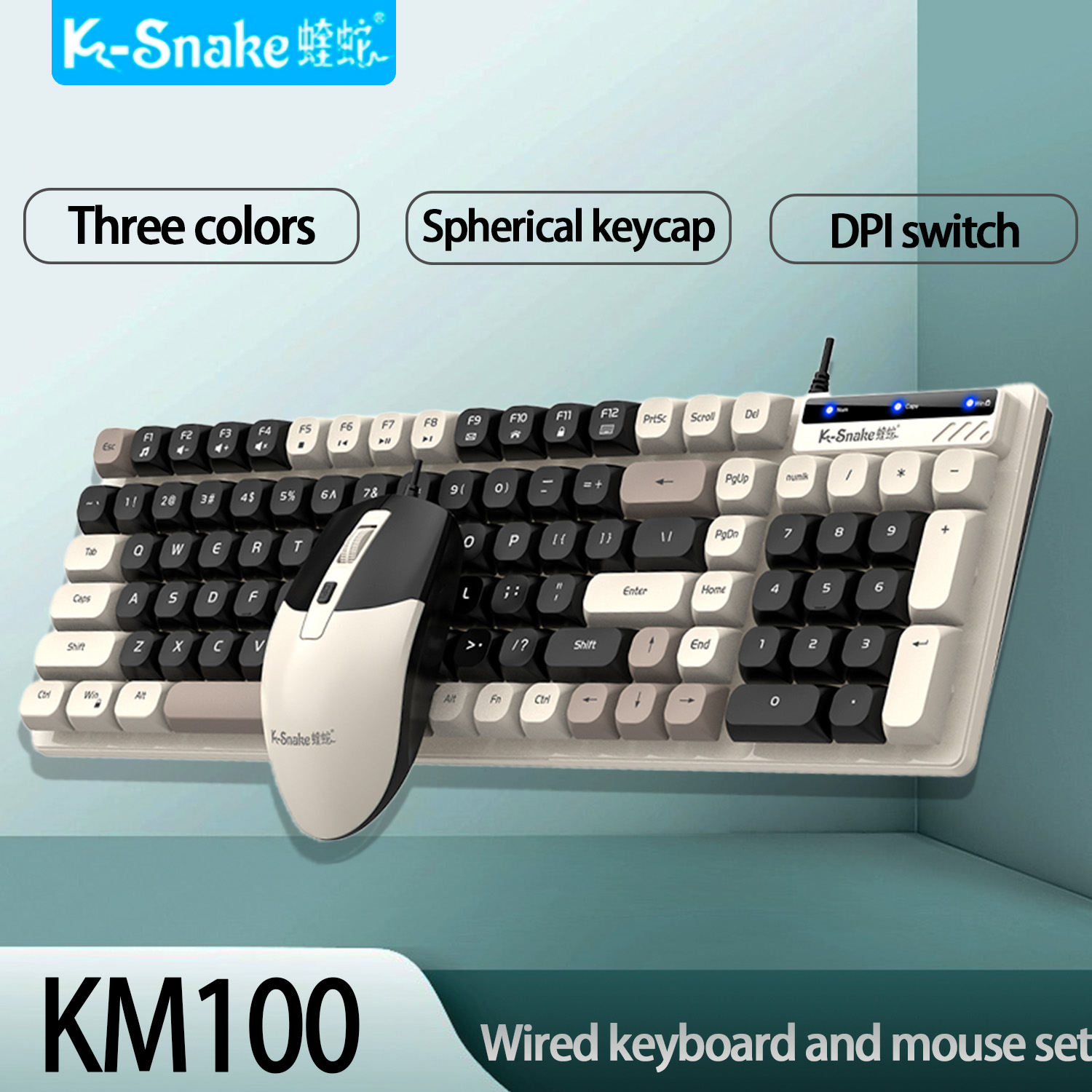 K-Snake KM100 Bedraad mode-toe - Gaming Keyboard And Mouse For Xbox recensie en prijs