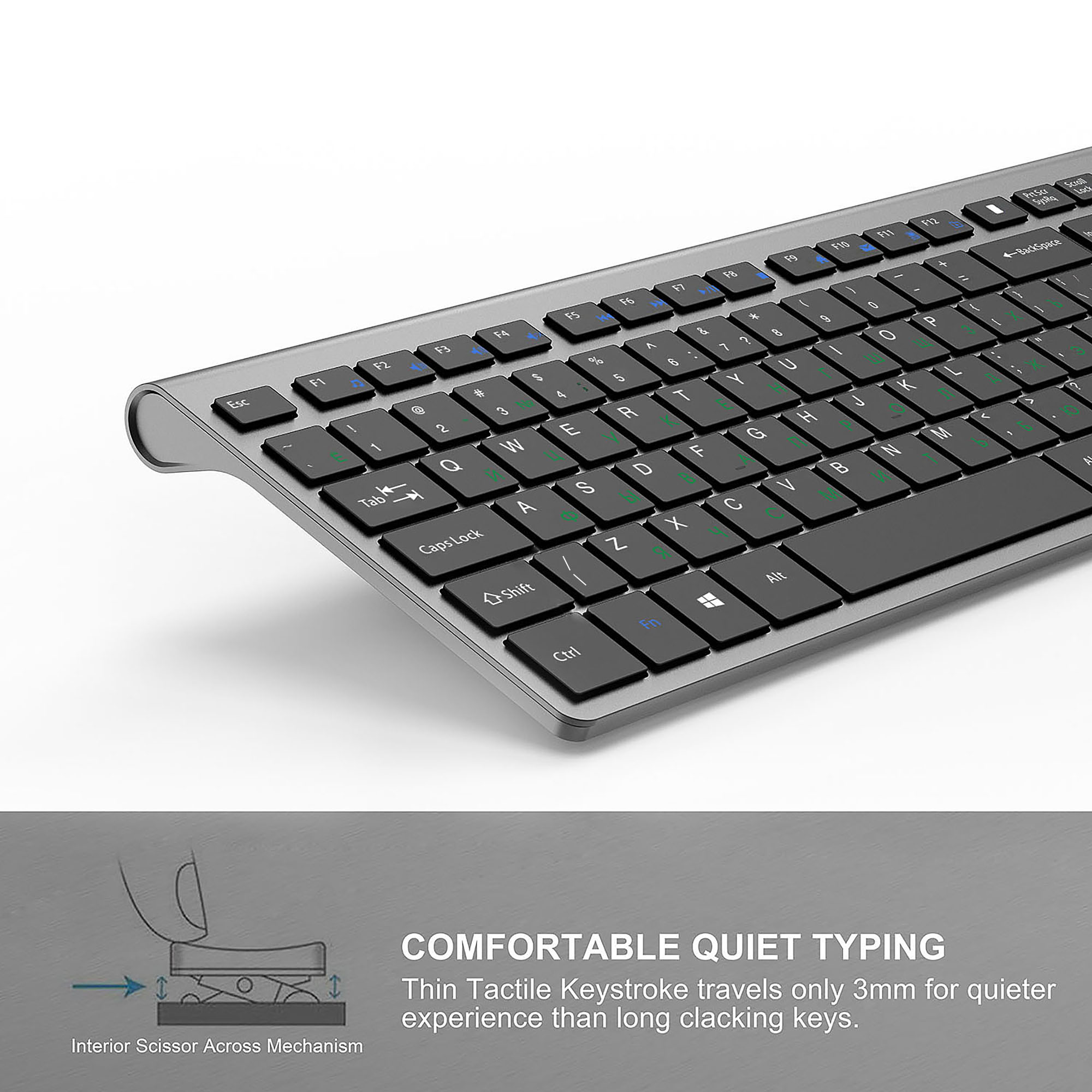 2.4G Oplaadbare Draadloze Toet - Gaming Keyboard Mouse Wireless recensie en prijs