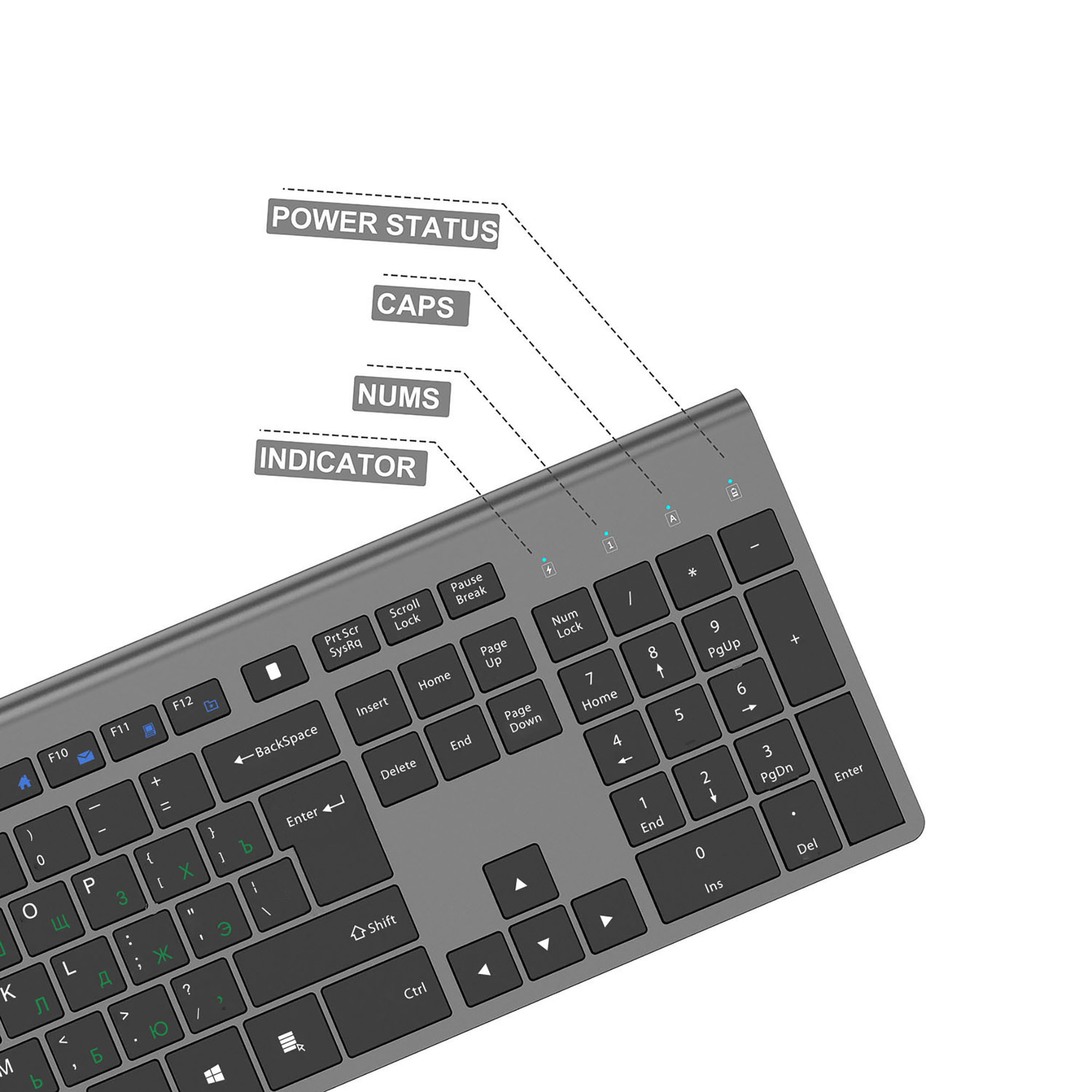 2.4G Oplaadbare Draadloze Toet - Gaming Keyboard Mouse Wireless recensie en prijs