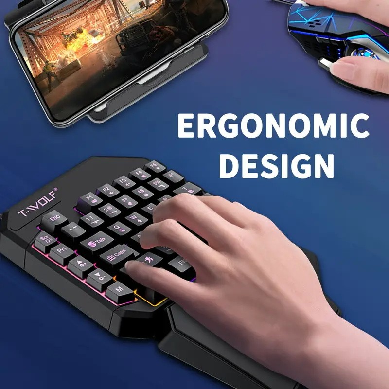 FocusOnPC TF900 2-in-1 mobiele - Gaming Keyboard Mouse Set recensie en prijs