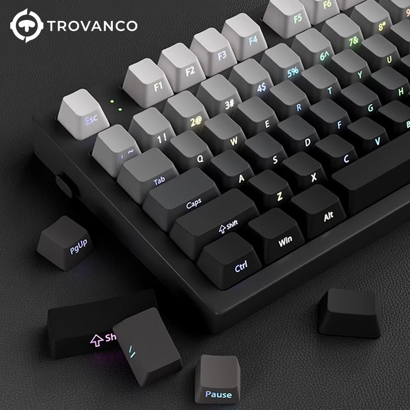 130 toetsen Gradient Keycaps Z - Gaming Keyboard Typewriter recensie en prijs