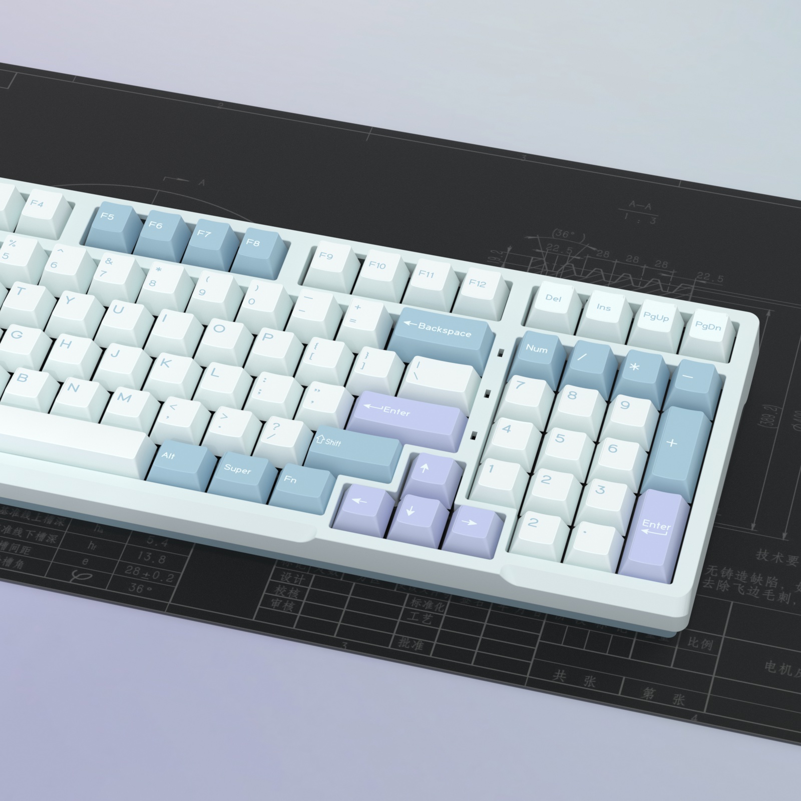 KBDiy GMK Illusion Keycap Cher - Gaming Keyboard Number Pad recensie en prijs