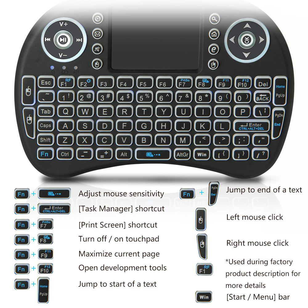 Mini draadloos toetsenbord met - Gaming Keyboard Mobile recensie en prijs