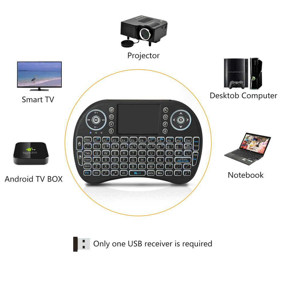 Mini draadloos toetsenbord met - Gaming Keyboard Mobile recensie en prijs