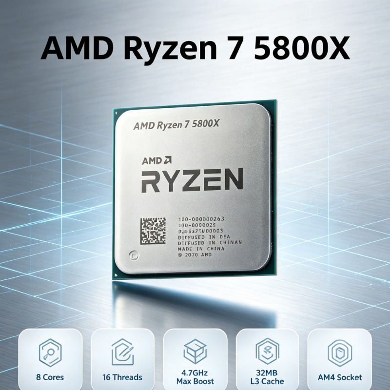 AMD Ryzen 7 5800X voor AM4-ser - Amd Cpu Ryzen 7 recensie en prijs