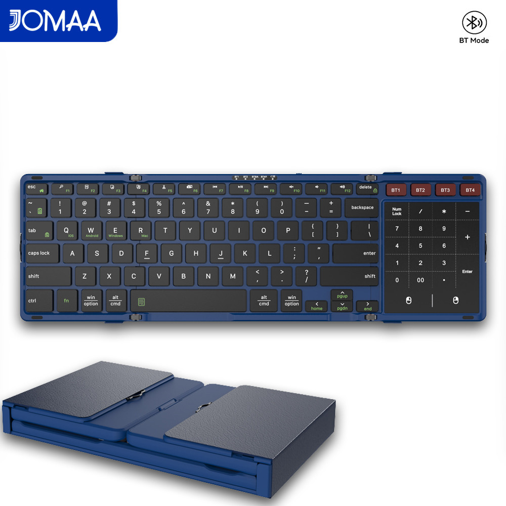 JOMAA Opvouwbaar Bluetooth-toe - Gaming Keyboard Number Pad recensie en prijs
