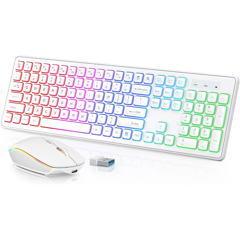 Draadloos toetsenbord en muis  - Gaming Keyboard Mouse Set recensie en prijs