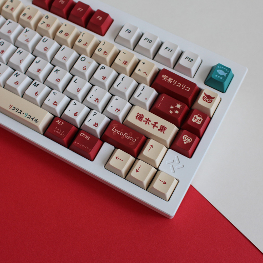 Lycoris Recoil Anime PBT Keyca - Gaming Keyboard Brand recensie en prijs
