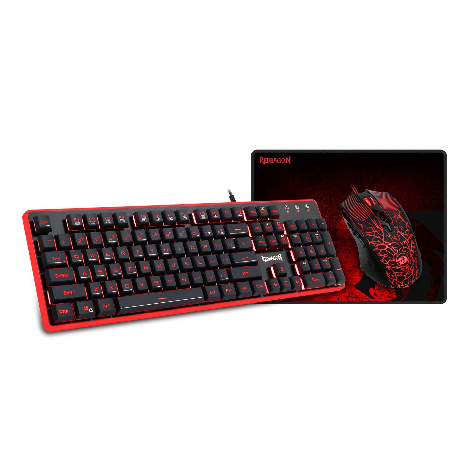 Redragon S107 RGB gaming-toets - Gaming Keyboard Mouse Combo recensie en prijs