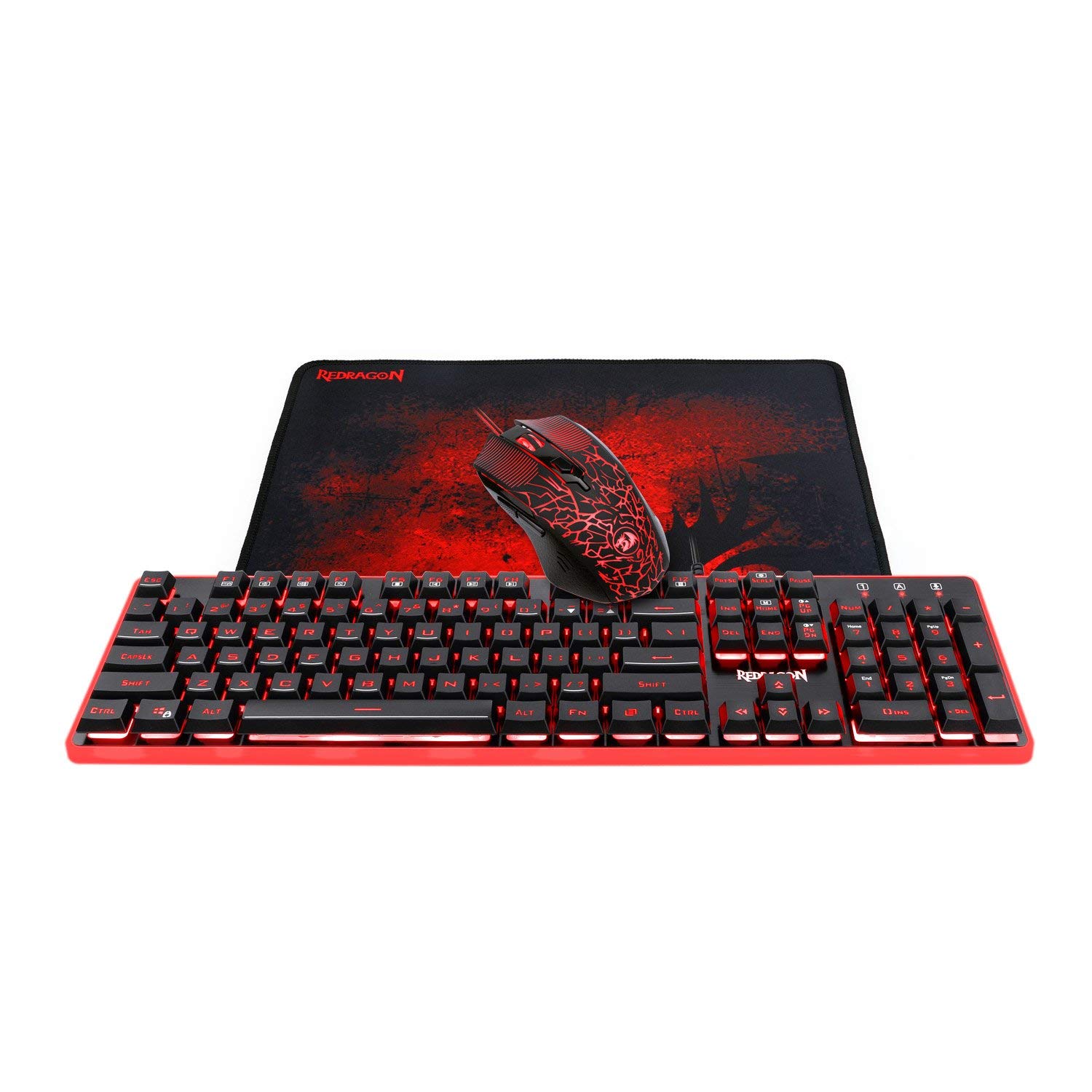 Redragon S107 RGB gaming-toets - Gaming Keyboard Mouse Combo recensie en prijs