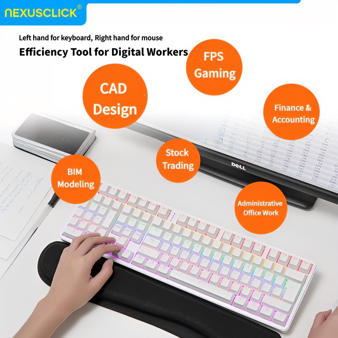 NexusClick Ergonomisch linksha - Gaming Keyboard Number Pad recensie en prijs